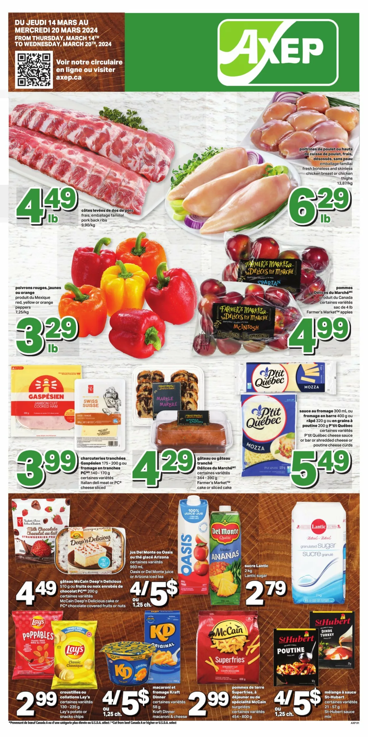 Circulaire Axep Du 14 au 20 mars 2024 🍁 Plusieurs Rabais 📌